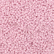 Miyuki rocailles Perlen 15/0 - Opaque luster antique rose 15-599
